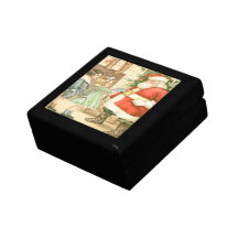 Geschenk, das Sankt-Geschenkbox gibt