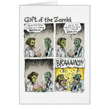 Geschenk des Zombi Grußkarten