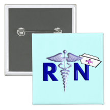 Geschenk-Prägeartige Art RN (ausgebildete Krankens Buttons
