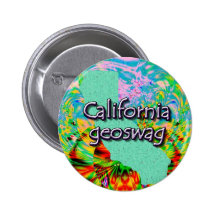 Geschenk-Schatz Kaliforniens Geoswag Geocaching Anstecknadel