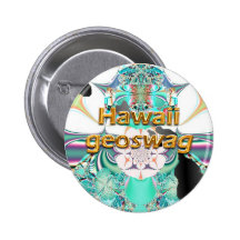 Geschenk-Schatz-Knöpfe Hawaiis Geoswag Geocaching Anstecknadelbuttons