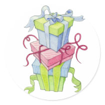 Geschenkbox-Aufkleber aufkleber