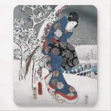 Geschichte Genji Vintagen Japaners Ukiyo E Mauspad
