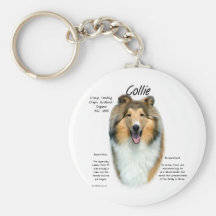 Geschichtsentwurf des Collie-(Zobel rau) Schlüsselbänder