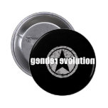 Geschlechts-Evolutions-Schwarz-Knopf Anstecknadelbuttons
