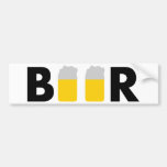geschmackvolles Bier Autoaufkleber