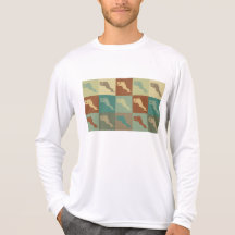 Geschwindigkeits-Skaten-Pop-Kunst Tshirts