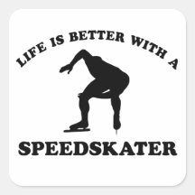 Geschwindigkeits-Skater-vektorentwürfe Sticker