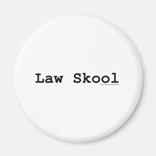 Gesetz Skool Kühlschrankmagnet