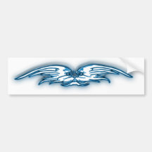 gesicht flügel face wings auto aufkleber