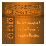 Gespenstische Halloween-Party-Einladungen