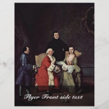 Gespräch in der Familie durch Longhi Pietro Flyerdesign