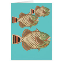 Gesprenkelte Fische Karten