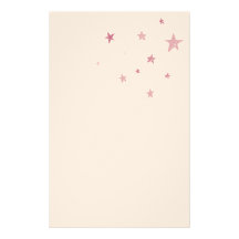 GESPRENKELTES STERNE Briefpapier Individuelles Büropapier