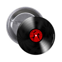 Gestern Abend rettete das DJ mein Leben-Vinylaufze Anstecknadel