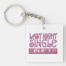 gestern Abend Single bachelorette Hochzeits-Party  Schlüsselanhängern