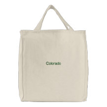 Gestickte Colorado-Taschen-Tasche