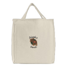 Gestickte Tasche Alaskas Denali Elche