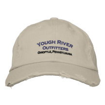Gestickte Yough Fluss-Kappe Besticktes Baseballcap