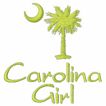 Gesticktes Carolina-Mädchenpalmetto-Polo