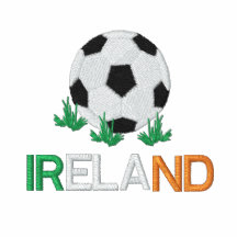 Gesticktes Fußball-T-Shirt IRLANDS Eire