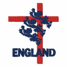Gesticktes Polo Englands 2010
