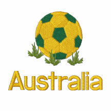 Gesticktes Polo-Hemd Australiens Fußball