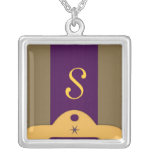 Gestreifte Royale Halskette (mit Monogramm, wenn S