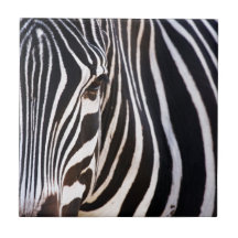 Gestreifter Schwarzweiss-zebra Keramikfliese