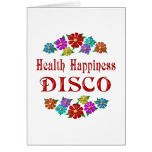 Gesundheits-Glück-Disco Grußkarten