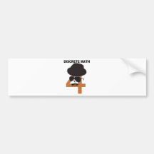 Getrenntes Mathe Autosticker