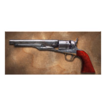 Gewehr - Modell-Armee-Revolver 1860 Personalisierte Werbekarte