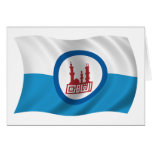 Gewellte Kairo-Flagge Karten