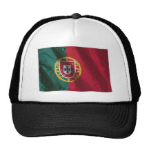Gewellte Portugal-Flagge Kultcaps