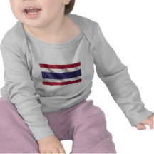 Gewellte Thailand-Flagge Shirts
