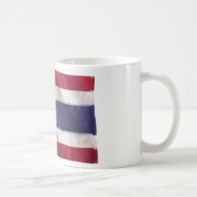 Gewellte Thailand-Flagge Teetassen
