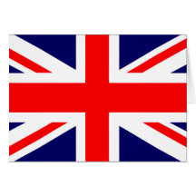 Gewerkschafts-Jack-Briten-Flagge Grußkarte