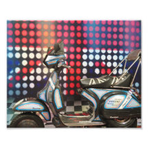Gewerkschafts-Jack-Bühne Vespa Kunst Foto