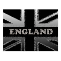 Gewerkschafts-Jack-England-Flaggen-Entwurfs-Kunst- Postkarte