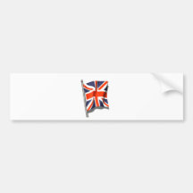 Gewerkschafts-Jack-Flagge Autoaufkleber