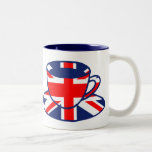 Gewerkschafts-Jackflagge Teacupkunst Teetasse