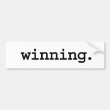 Gewinnen Auto Sticker