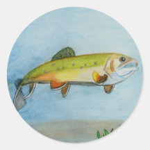 Gewinnende Kunst durch J. Manns Grade 12 Runder Sticker
