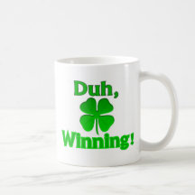 Gewinnenden Tag Charlie Sheens St Patrick Tee Haferl