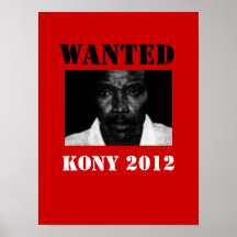 Gewolltes Kony Plakat 2012