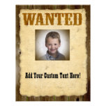 Gewolltes Plakatc$alt-time-Foto Personalisierte Ankündigungskarten