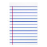 gezeichnetes Papierbriefpapier Personalisierte Druckpapiere