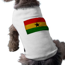 Ghana-Flagge Haustierklamotten