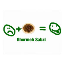 Ghormeh Sabzi Postkarten