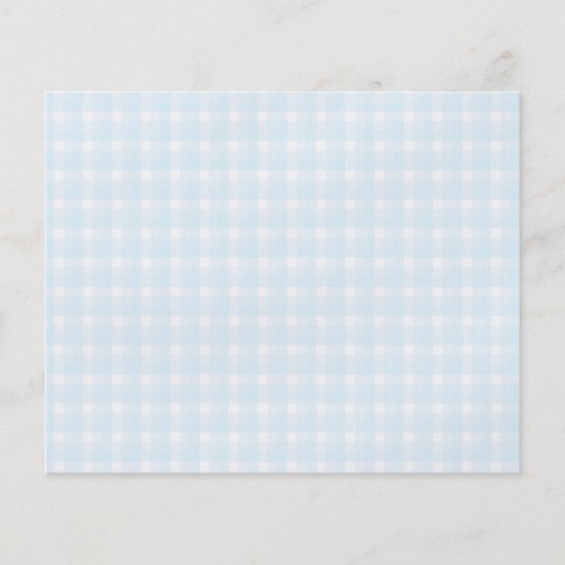 Gingham-Karomuster. Hellblau und weiß Personalisierte Flyer